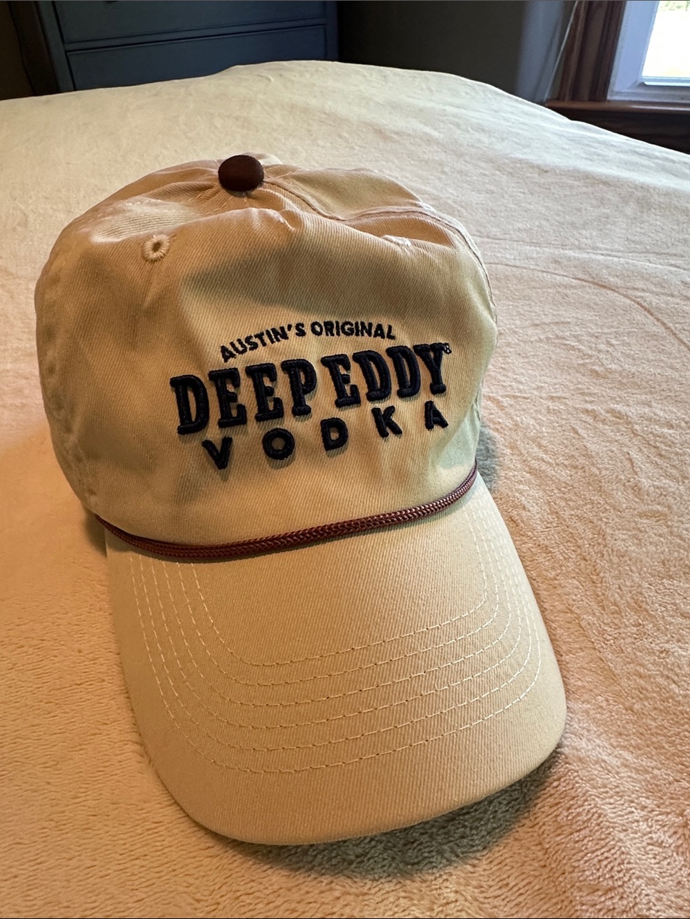 2/$15 Unisex Deep Eddy Vodka Tan Adjustable Baseball Hat